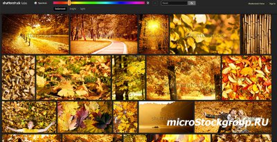 Фотобанк (микросток) Shutterstock вводит новый инструмент поиска - Spectrum