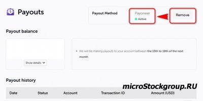 Отключение платежных источников от Payoneer