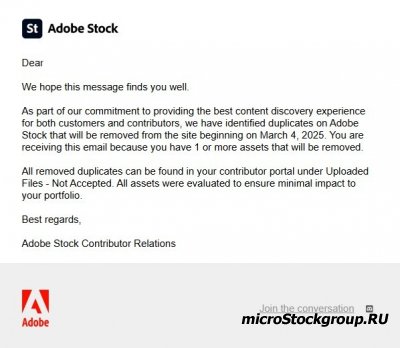 Adobe Stock - чистка контентной базы
